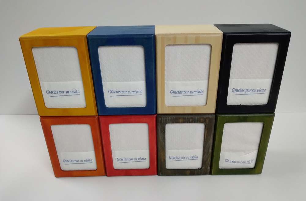 Servilleteros de madera para servilleta miniservice se puede personalizar
