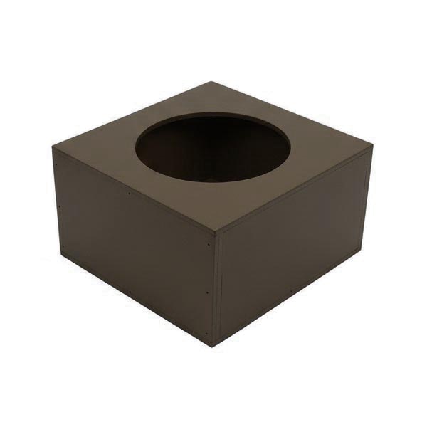 Base madera 1 hueco 18x18 cm altura 10 cm