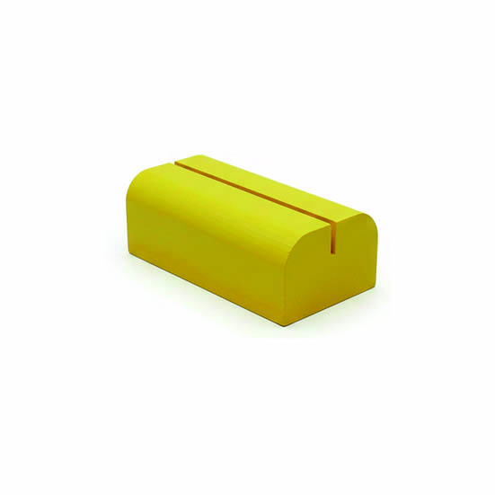 Peana curva A6 10,5 cm con ranura 3 mm