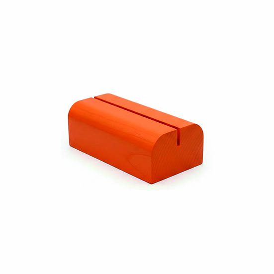 Peana curva A6 10,5 cm con ranura 3 mm
