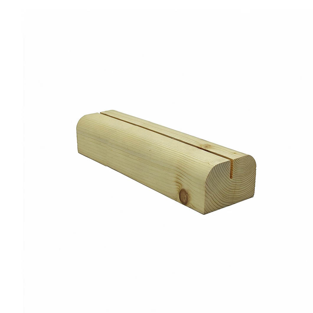 Peana curva A4 21 cm con ranura 3 mm