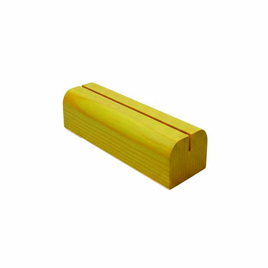 Peana curva A4 21 cm con ranura 3 mm