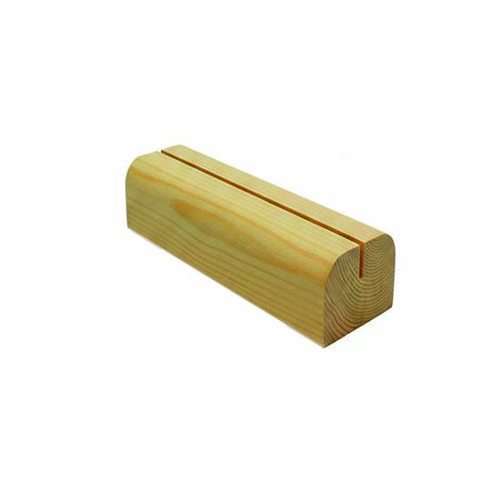 Peana curva A4 21 cm con ranura 3 mm