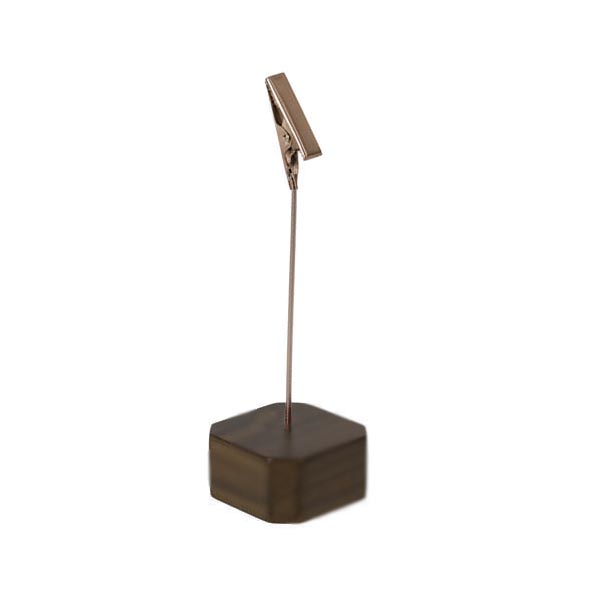 Peana con pinza cocodrilo