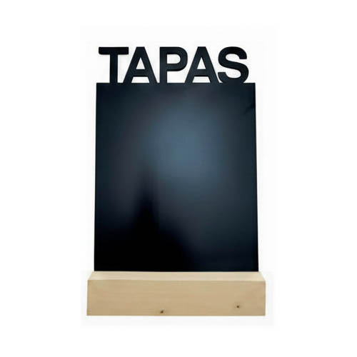Pizarra TAPAS con peana14,8x21 cm A5